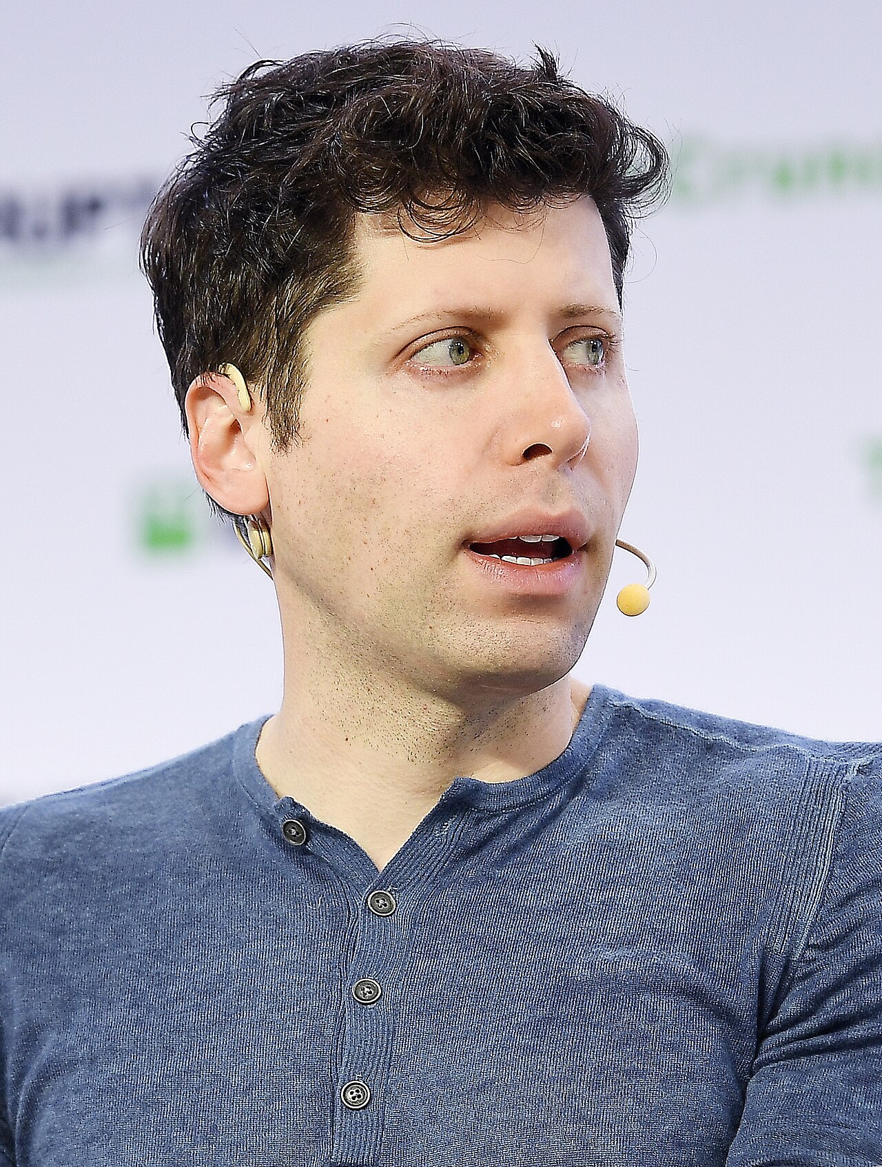 Sam Altman at TechCrunch Disrupt SF 2019. Photo: Steve Jennings/Getty Images for TechCrunch, CC BY 2.0